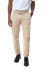 Pantalon droit beige en coton bio - sand tiago pant