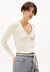 Cardigan fin blanc cassé en coton bio - tinnaa oatmilk