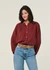 Blouse en tencel | bordeaux "evi tencel blouse - brick" - Kuyichi