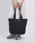 Sac cabas en matière recyclée déperlante | noir "midnight tote bag noir" - Wouf