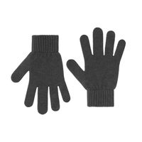 Gants en laine mérinos certifiée | gris foncé "merino wool gloves - lava grey"