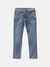 Jean slim en coton bio | bleu clair "lean dean lost orange" - Nudie Jeans - 6