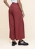 Pantalon ample en lin | bordeaux "hazel ruby wine" - Kings of Indigo