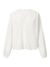 Blouse blanche en crêpe de coton bio - a-shape volume sleeved shirt snow white
