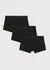 Pack 3 boxers en tencel | noir "soft touch boxers 3-pack black"