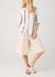 Short maxi ample en lin biologique | beige "eve culotte high-rise wide linen short light feather grays" - Knowledge Cotton Apparel