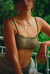 Soutien-gorge brassière en recyclé | kaki "andie green" - Nénés Paris