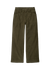 Pantalon ample en coton bio | vert "w's wide leg cord pants basin green"