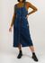 Robe longue jean en coton bio - mona denim dress washed out