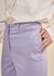Pantalon à pinces en coton bio | violet "warmaar light purple stone" - Armedangels