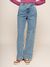 Jean droit à pinces | bleu "wyde brandy stone vintage" - Mud Jeans