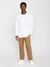 T-shirt boutonné en coton bio | blanc "bo long sleeve henley bright white" - Knowledge Cotton Apparel - 3