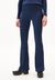 Legging flare côtelé en coton bio | bleu marine "taminaara deep sea blue"
