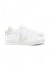 Baskets en coton bio et suède vegan | blanc et beige "campo canvas white pierre" - Veja