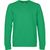 Sweat vert trèfle en coton bio - kelly green