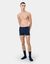 Boxer uni  en coton bio | vert "hunter green" - Colorful Standard - 3