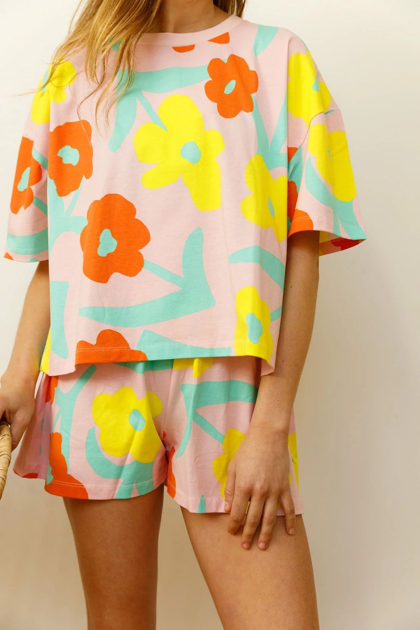 Pyjama en coton bio | jaune "lorea" - We Are Jolies