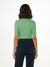 T-shirt en coton bio | vert "rib t-shirt shale green" - Knowledge Cotton Apparel