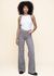 Jean évasé en coton bio | gris "jane - north bungee cord wd"