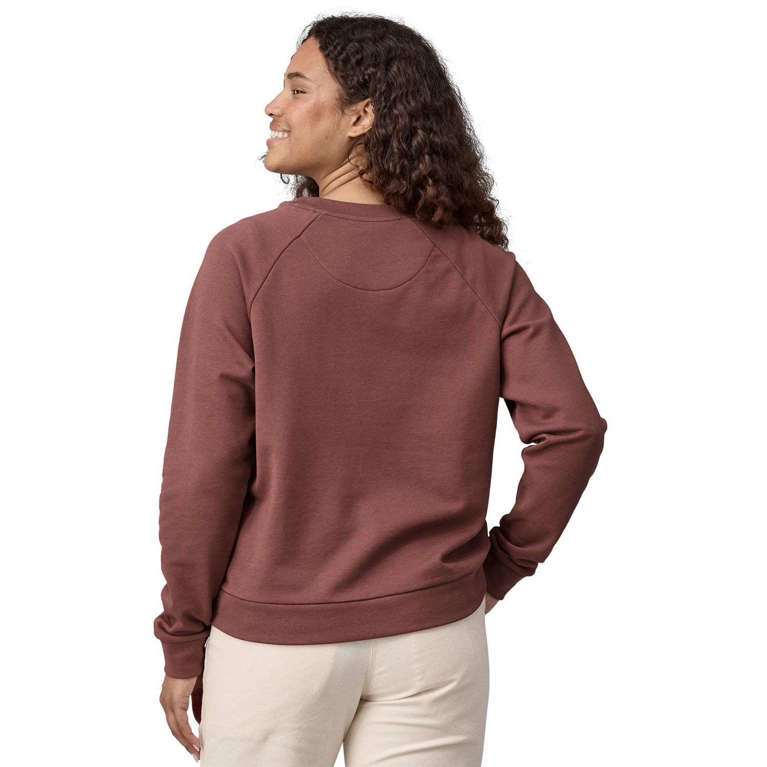 Sweat en coton bio violet w s regenerative organic cotton essential top dulse mauve femme