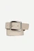 Ceinture beige en cuir certifié - ibbi belt brown rice