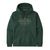 Sweat à capuche vert forêt en matières recyclée - forge mark hoody pinyon green