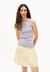Débardeur en coton biologique | rayé "kataalin fine stripes - soft lilac" - Armedangels
