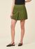 Jupe en coton bio | vert "kentia mabel skirt - green" - Thinking Mu