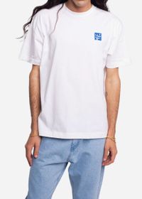 T-shirt en coton bio | écru "damier"