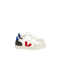 Baskets enfant v-12 chromefree leather white multico mud