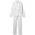 Ensemble de pyjama blanc en coton bio gaufré - pyjamas set bright white