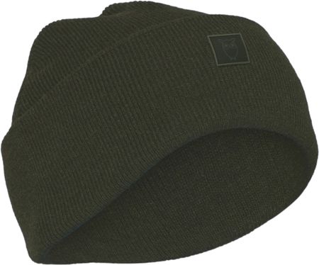 Bonnet vert forêt en laine bio - leaf