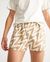 Caleçon bicolore beige et blanc en coton bio - psycho boxer camel