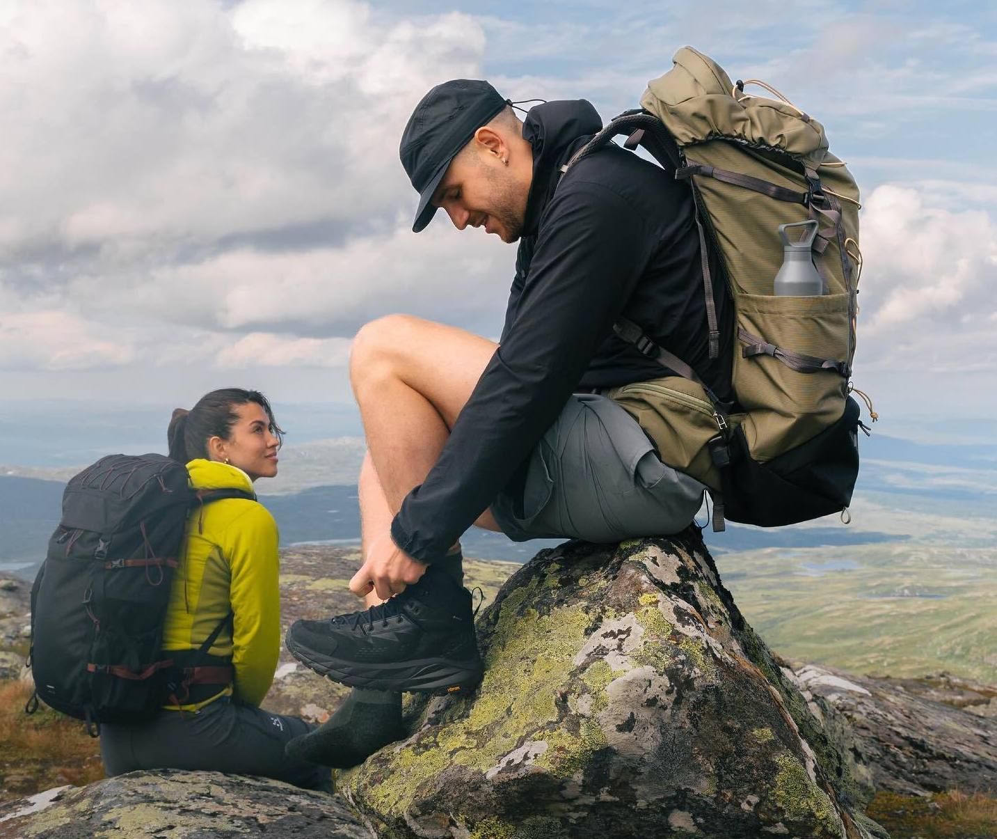 Pochette imperméable en recyclé noir 