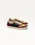 Baskets en cuir certifié | pourpre beige kaki "arthur" - Odaje ex M.Moustache