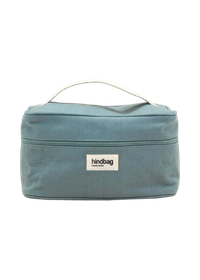 Trousse de toilette en coton bio | sauge "gaspard sauge"