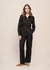 Combinaison en coton bio et tencel | noir "black bean montana jumpsuit" - Thinking Mu