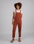 Salopette en coton bio | terracotta "workwear overall sequoia"