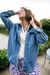 Chemise en jean en coton recyclé - taale medium slate