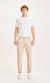 Chino slim beige en coton bio - joe