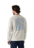T-shirt a manches longues en matères recyclées | blanc "l/s strataspire responsibili-tee - birch white"