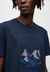 T-shirt marine en coton bio - jaames nature - Armedangels - 2