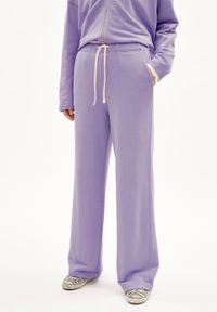 Pantalon de jogging en coton bio et recyclé | violet "rinaa light purple stone"