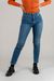 Jean slim  en coton bio et recyclé | bleu "easy go used stone"