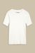 T-shirt côtelé blanc en coton bio - kuroda - Kings of Indigo