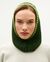 Cagoule en laine certifiée | vert "dark green jude balaclava - green"