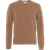 Pull col rond camel en laine mérinos recyclée - sahara camel - Colorful Standard