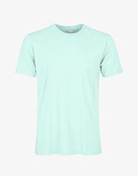 T-shirt vert d'eau en coton bio - light aqua