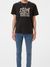 T-shirt en coton bio | noir à motifs "roy shock tee black" - Nudie Jeans