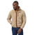 Polaire zippée en recyclé | beige "retro pile jkt el cap khaki w/sisu brown"